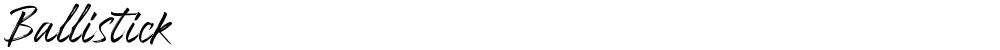 Ballistick