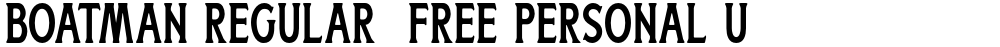 Boatman Regular (Free Personal Use)