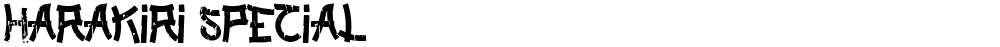 Harakiri Special
