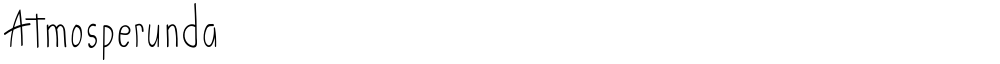 Atmosperunda