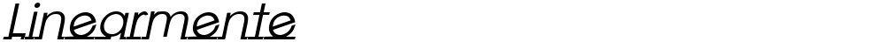 Linearmente