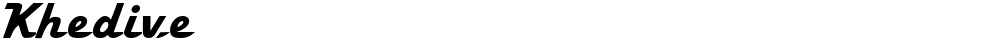 Khedive