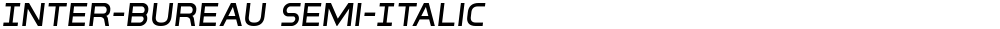 Inter-Bureau Semi-Italic