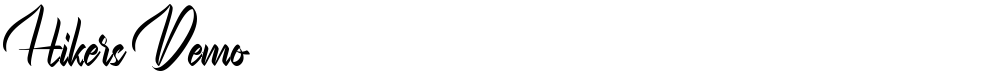 Hikers Demo