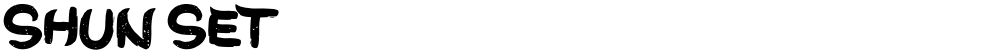 Shun Set