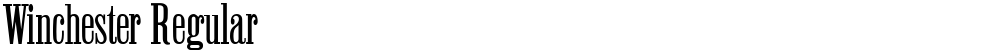 Winchester Regular