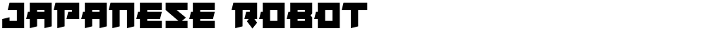 Japanese Robot