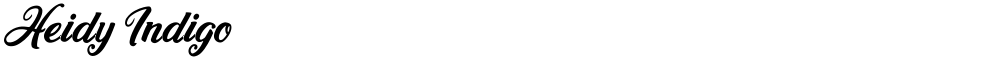 Heidy Indigo