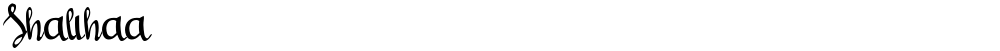 Shalihaa