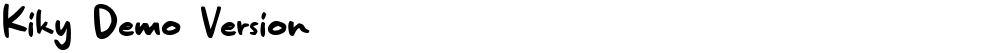 Kikyö Demo Version