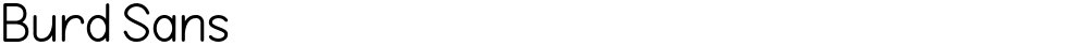 Burd Sans