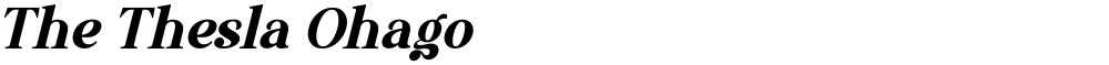 The Thesla Ohago