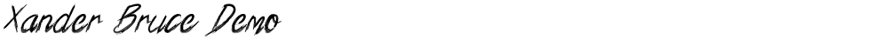Xander Bruce Demo