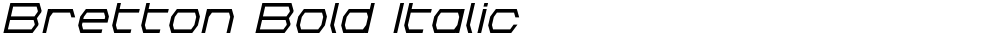 Bretton Bold Italic