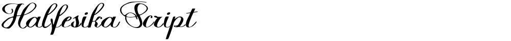 Halfesika Script