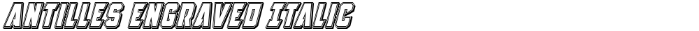 Antilles Engraved Italic