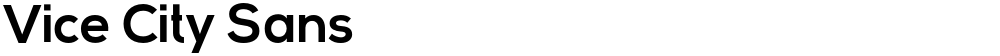 Vice City Sans