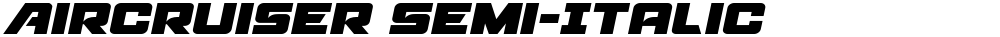 Aircruiser Semi-Italic