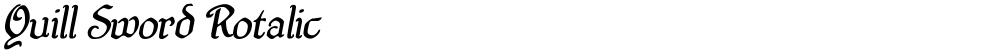Quill Sword Rotalic