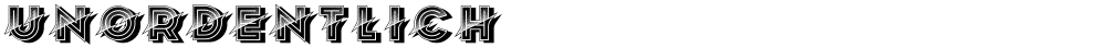 Unordentlich