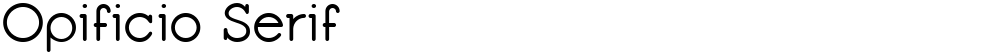 Opificio Serif