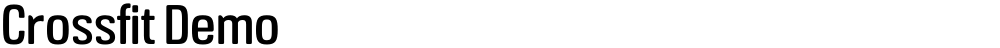 Crossfit Demo