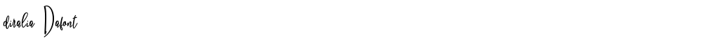 diralia Dafont