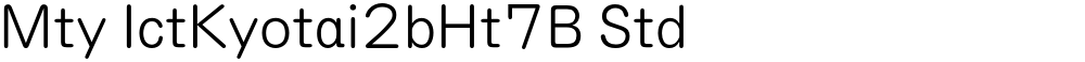 Mty IctKyotai2bHt7B Std