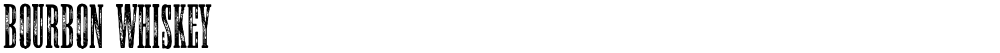 Bourbon whiskey