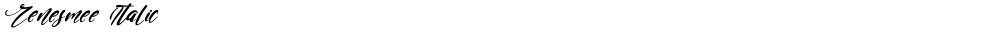 Renesmee Italic