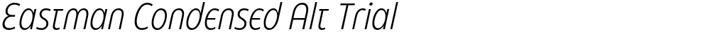 Eastman Condensed Alt Trial