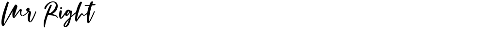 Mr Right