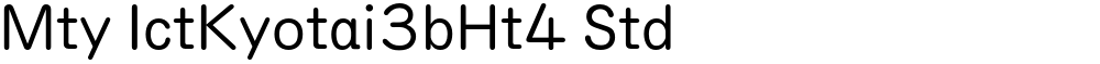 Mty IctKyotai3bHt4 Std