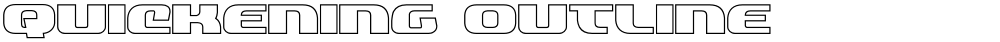 Quickening Outline