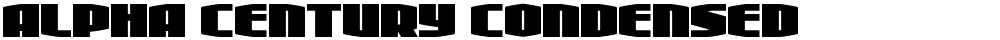 Alpha Century Condensed