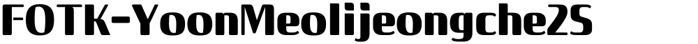 FOTK-YoonMeolijeongche2S