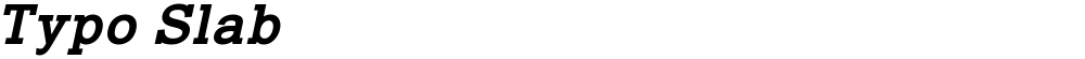 Typo Slab