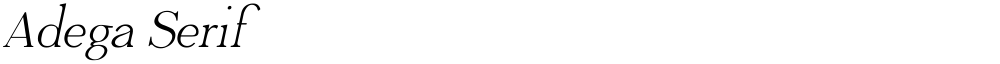 Adega Serif
