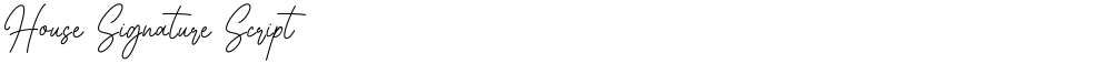 House Signature Script