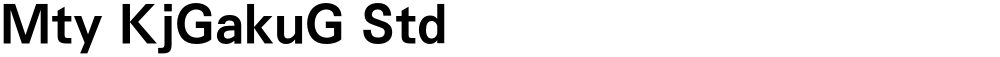 Mty KjGakuG Std