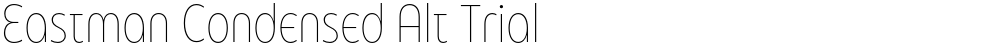 Eastman Condensed Alt Trial