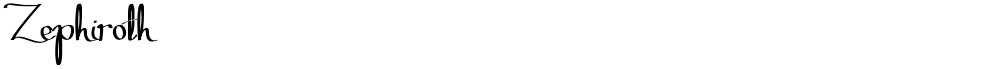 Zephiroth