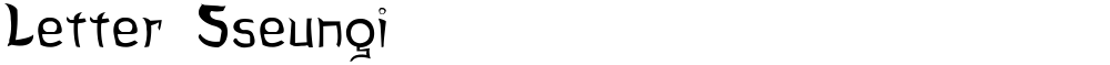 Letter Sseungi