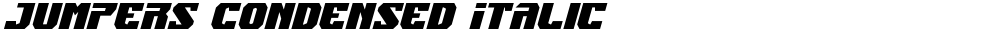 Jumpers Condensed Italic
