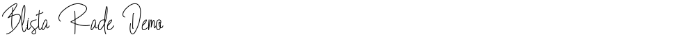 Blista Rade Demo