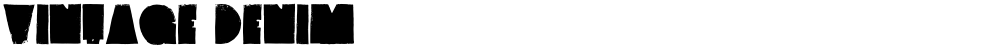 Vintage Denim