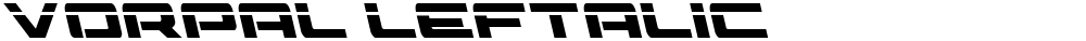 Vorpal Leftalic